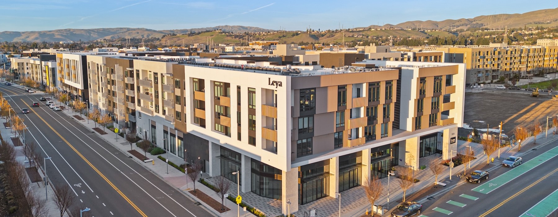 a high angle view of a building